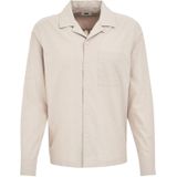 WE Fashion - Regular Casual Overhemd - Lichtgrijs - Lange Mouwen - 100% Katoen