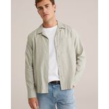 WE Fashion - Regular Fit - Overhemd - Beige - Katoen