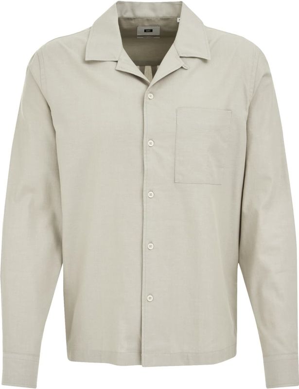 WE Fashion - Regular Fit - Overhemd - Beige - Katoen