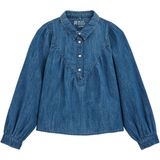 WE Fashion - Blue Ridge - Top - Denim Look - 100% Katoen