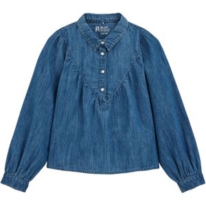 WE Fashion - Blue Ridge - Top - Denim Look - 100% Katoen