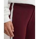 WE Fashion - Flared Broek - Donkerrood - Lange Lengte