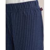 WE Fashion - Meisjes Broek met Krijtstreep - Marineblauw - Regular Fit