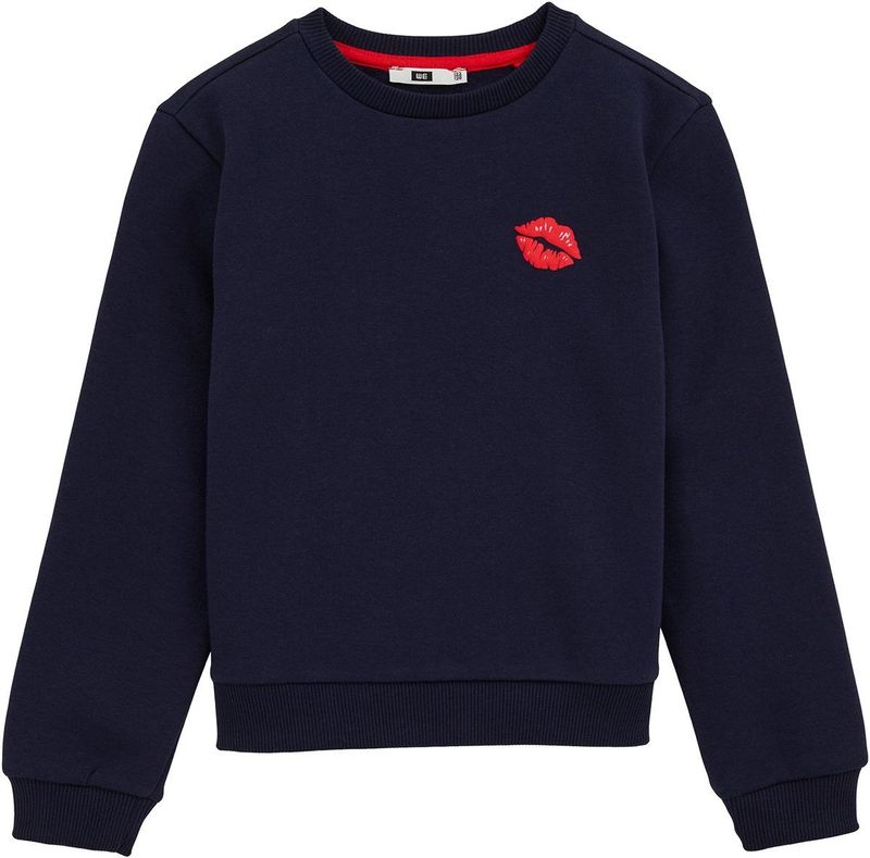 WE Fashion - Sweater - Meisjes - Regular Fit - Ronde Hals - Vrolijke Opdruk