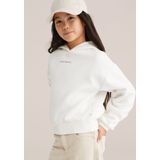 WE Fashion - Sweatshirt - Opaal - Chocoladebruin - Zwart - Wit