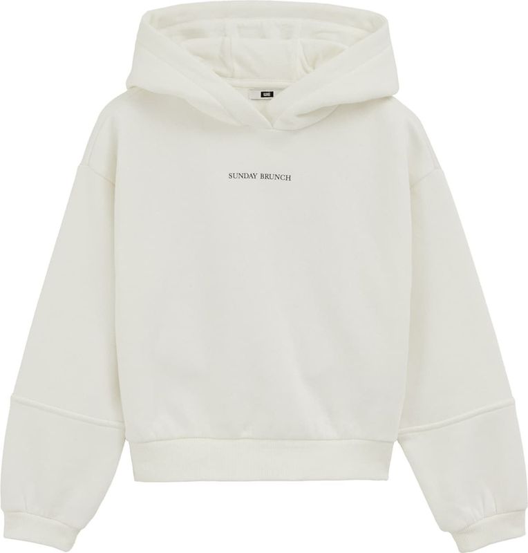 WE Fashion - Sweatshirt - Opaal - Chocoladebruin - Zwart - Wit