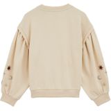 WE Fashion - Sweater - Zacht Sweatmateriaal - Met Ronde Hals en Ballonmouwen