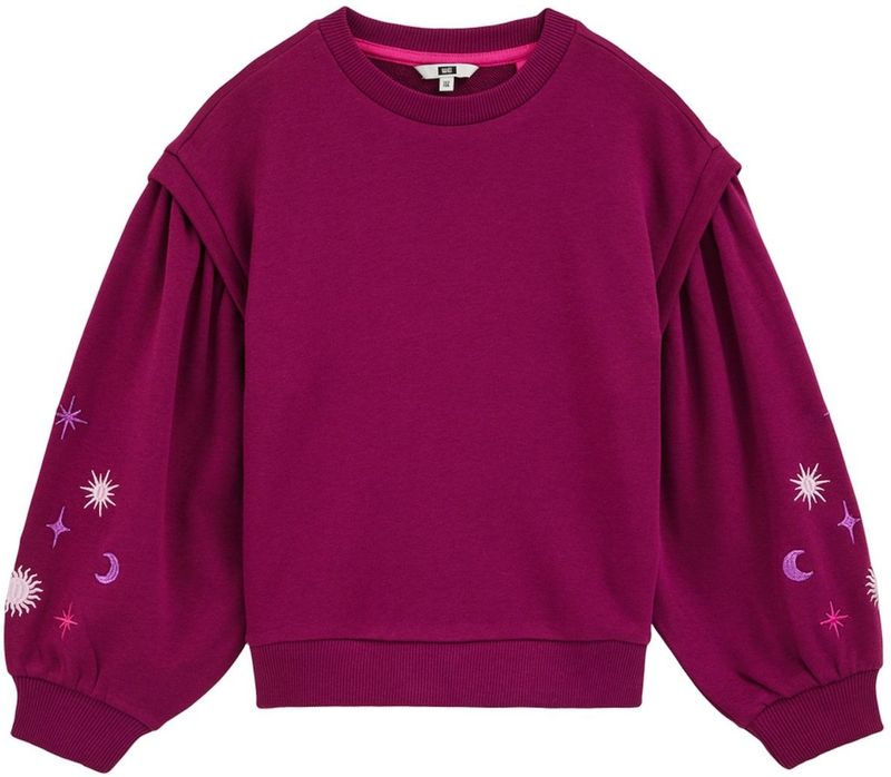 WE Fashion - Sweater - Zacht - Met Lange Ballonmouwen - Ronde Hals