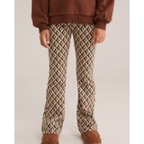 WE Fashion - Flared Broek - Polyester - Elastische Tailleband