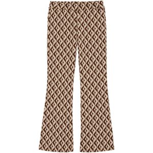 WE Fashion - Flared Broek - Polyester - Elastische Tailleband