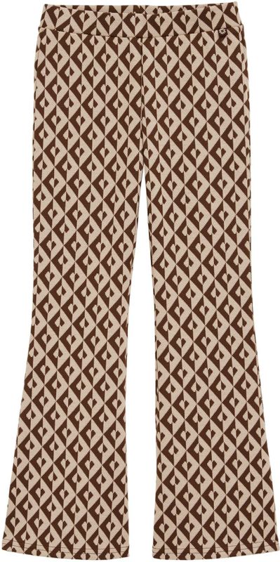 WE Fashion - Flared Broek - Polyester - Elastische Tailleband