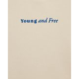 WE Fashion - Sweater - Beige - Oversized Pasvorm - Lange Mouwen