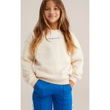 WE Fashion - Sweater - Beige - Oversized Pasvorm - Lange Mouwen