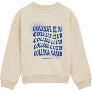 WE Fashion - Sweater - Beige - Oversized Pasvorm - Lange Mouwen