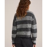 WE Fashion - Dames Vest - Donkergrijs - Wolmix - Regular Fit