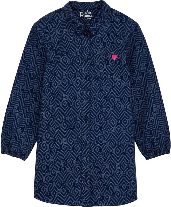 WE Fashion - Blue Ridge - Jurk - Jersey - Lange Mouwen - Katoen