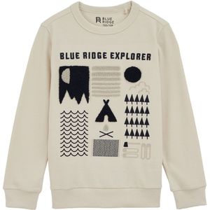 WE Fashion - Shirt - Beige - Lange Mouw - Ronde Hals