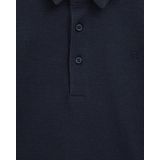 WE Fashion - Poloshirt - Navy - Lange Mouw - Katoen - Normale Pasvorm