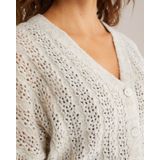 WE Fashion - Cardigan - Beige - Gebreid