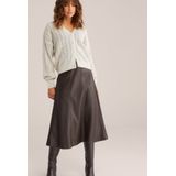 WE Fashion - Cardigan - Beige - Gebreid