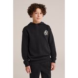 WE Fashion - Sweatshirt - Olijfgroen - Capuchon - Lange Mouw