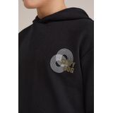 WE Fashion - Sweatshirt - Olijfgroen - Capuchon - Lange Mouw