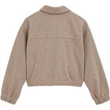 WE Fashion - Tussenjas - Taupe / Offwhite - Blouson - Visgraat