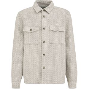 WE Fashion - Heren Overshirt - Regular Fit - Met Structuur