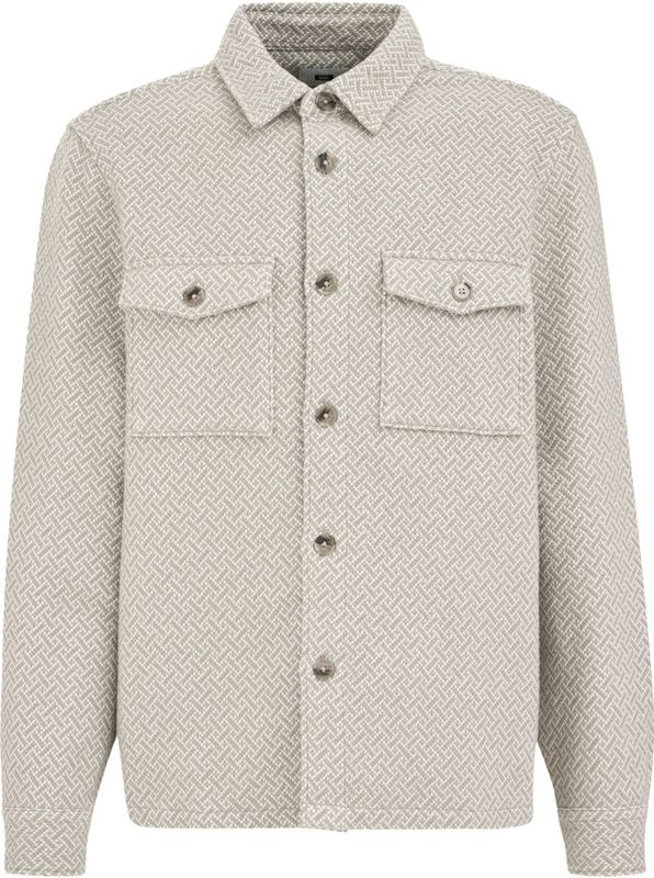 WE Fashion - Overshirt - Regular Fit - Met Structuur