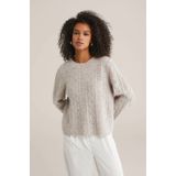 WE Fashion - Gebreide Trui - Beige
