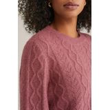 WE Fashion - Gebreide Trui - Oudroze