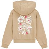 WE Fashion - Oversized Hoodie - Lichtbruin - Katoen