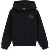 WE Fashion - Sweatshirt - Pink - Capuchon - Wijde Pasvorm