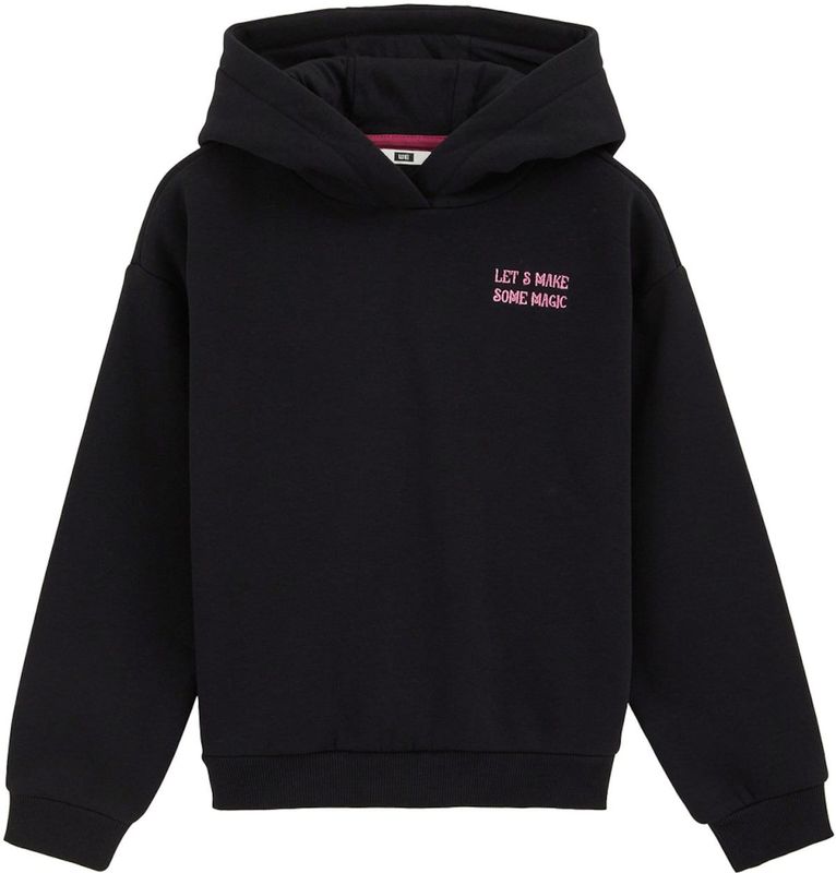 WE Fashion - Sweatshirt - Pink - Capuchon - Wijde Pasvorm