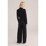 WE Fashion - Jumpsuit - Zwart - Straight Fit