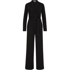 WE Fashion - Jumpsuit - Zwart - Straight Fit