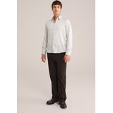 Van Gils - Overhemd - Beige - Soft-touch - Regular Fit