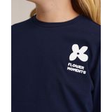 WE Fashion - Shirt - Navy - Lange Mouw