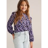 WE Fashion - Blouse - Paars - Regular Fit - Viscose