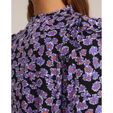 WE Fashion - Blouse - Paars - Regular Fit - Viscose