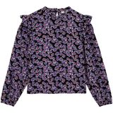 WE Fashion - Blouse - Paars - Regular Fit - Viscose