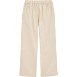 WE Fashion - Broek - Ecru - Wide Leg - Gevoerde Zoom