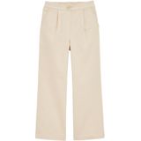 WE Fashion - Broek - Ecru - Wide Leg - Gevoerde Zoom