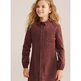 WE Fashion - A-lijn Jurk - Lange Mouwen - Katoen