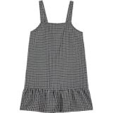 WE Fashion - Jurk - Donkerblauw / Offwhite - Mouwloos - Kort