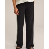 WE Fashion - Dames straight leg broek - Zwart - Regular fit