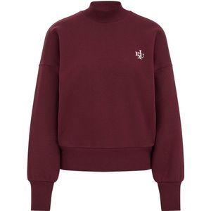 WE Fashion - Sweatshirt - Donkerrood - Effen - Lange Mouw