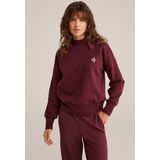 WE Fashion - Overhemd - Donkerrood - Regular fit - Katoen