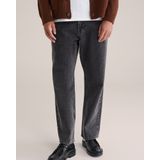 WE Fashion - Loose Fit Jeans - Donkergrijs - Vijf Zakken - Wijde Pijpen
