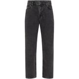 WE Fashion - Loose Fit Jeans - Donkergrijs - Vijf Zakken - Wijde Pijpen